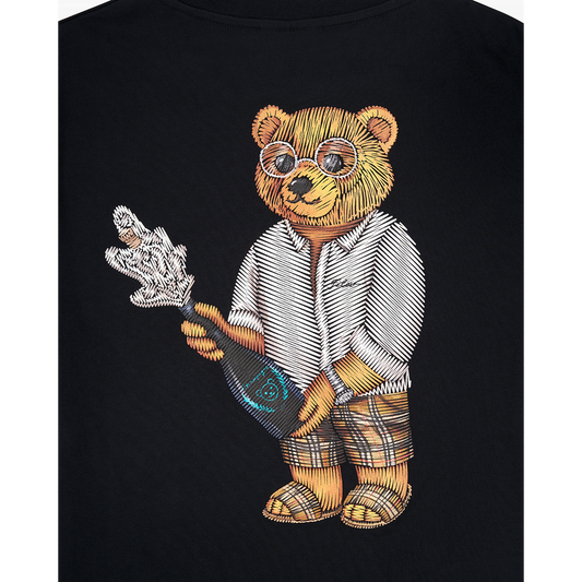 SS25 Backprint T-Shirt with Box Design, Filou CXIV. - Black