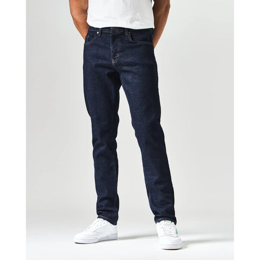 Tapered Denim Jeans - dark rinsed