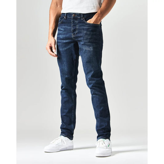 Tapered Denim Jeans - dark vintage