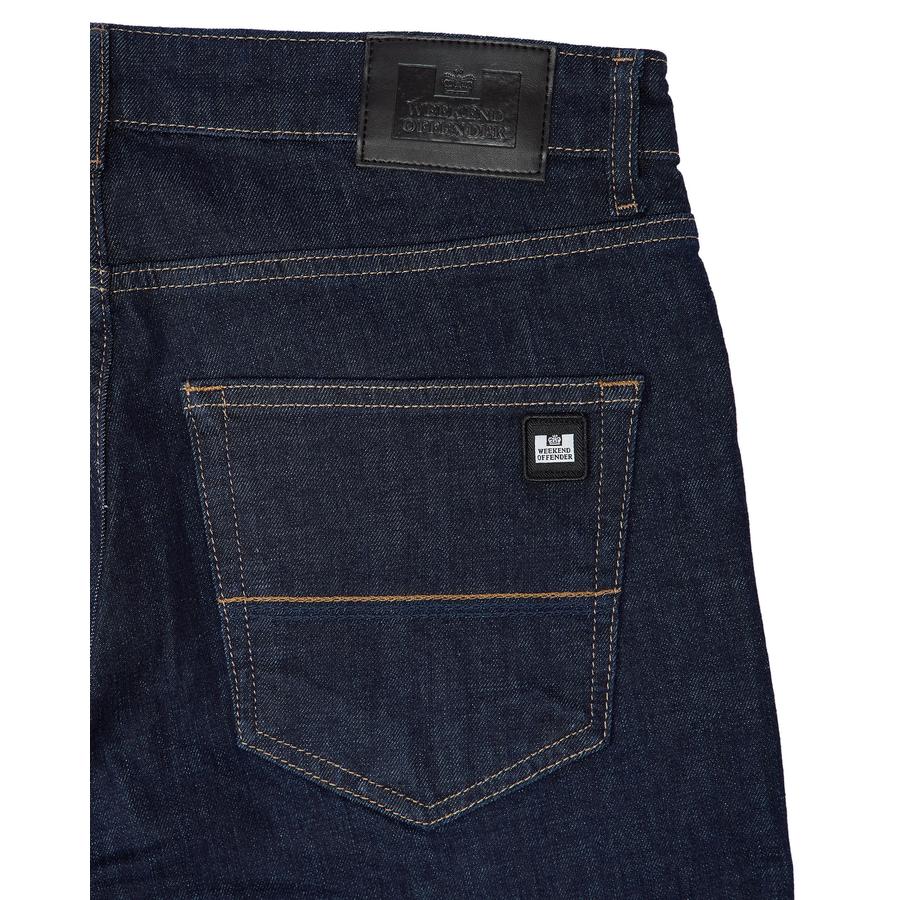 Tapered Denim Jeans - dark rinsed