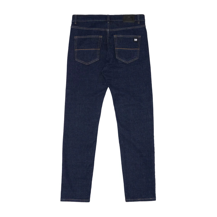 Tapered Denim Jeans - dark rinsed