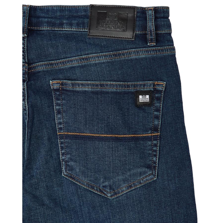 Tapered Denim Jeans - dark vintage