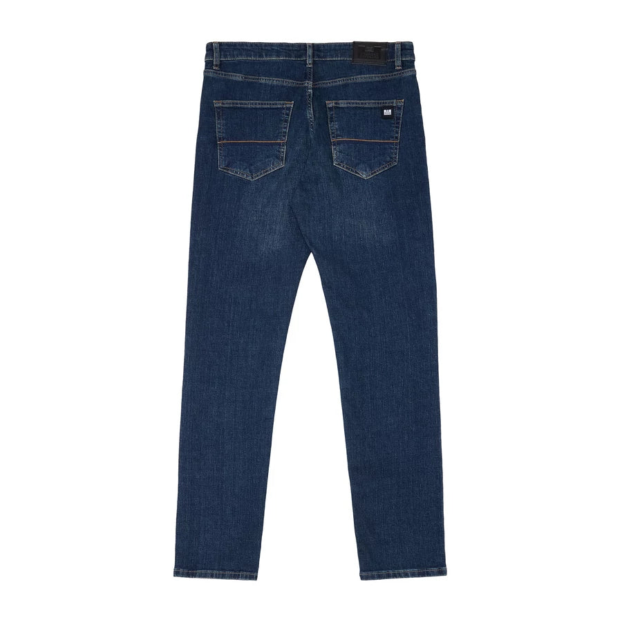 Tapered Denim Jeans - dark vintage