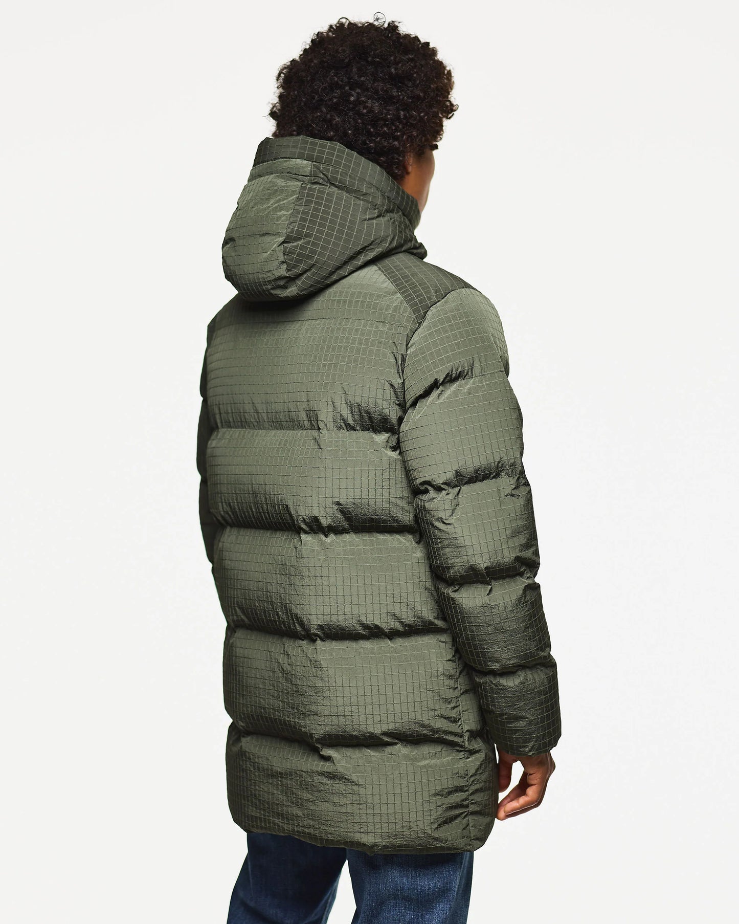 Lombardo Longline Primaloft Jacket - Black Forest Green