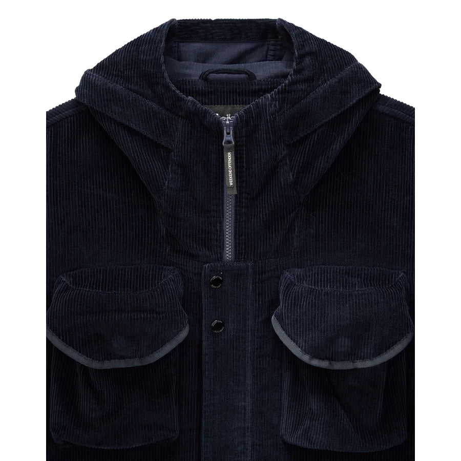 Cotoca Cord Field Jacket - navy