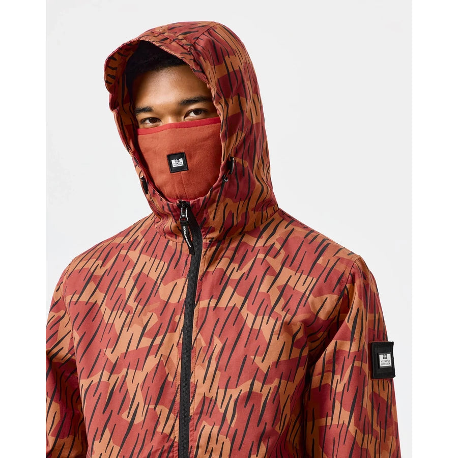 Technician Camo Cotton Twill Jacket - uluru orange rain camo