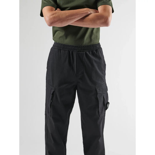 Elasticated Pant - jet black
