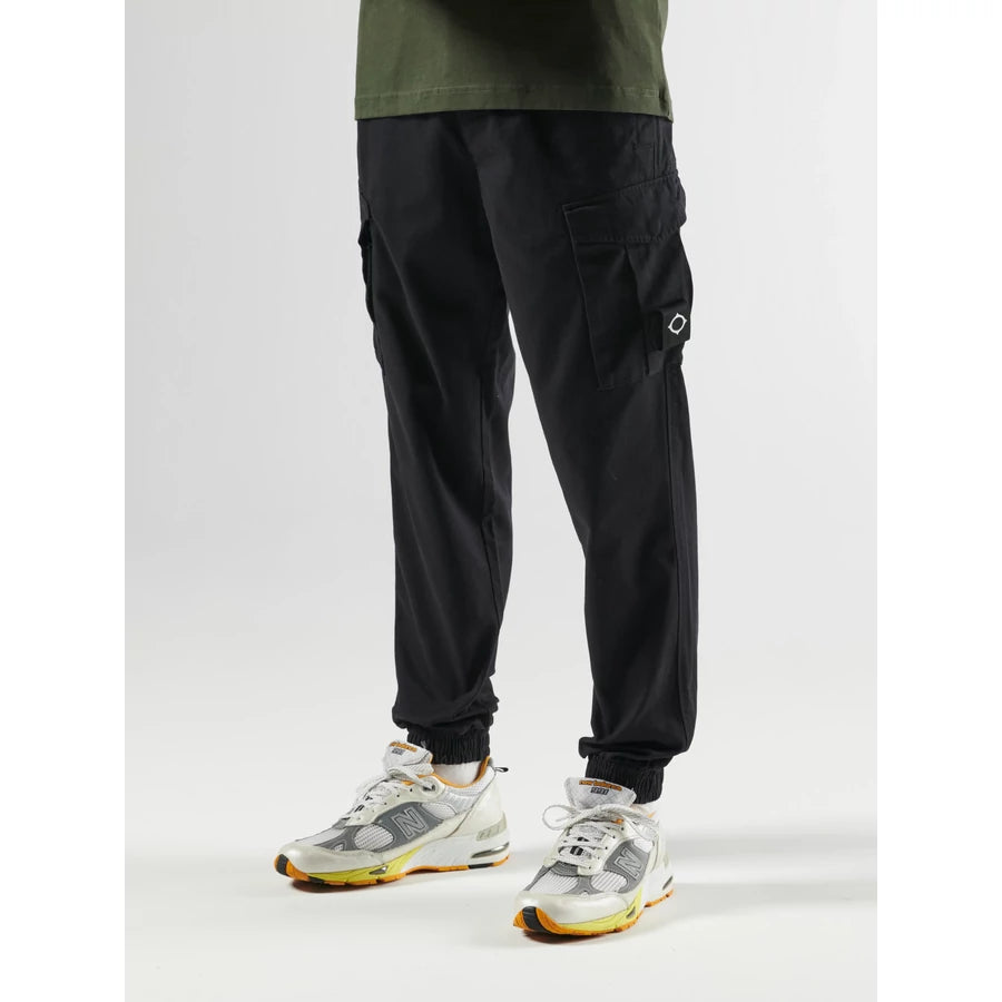 Elasticated Pant - jet black