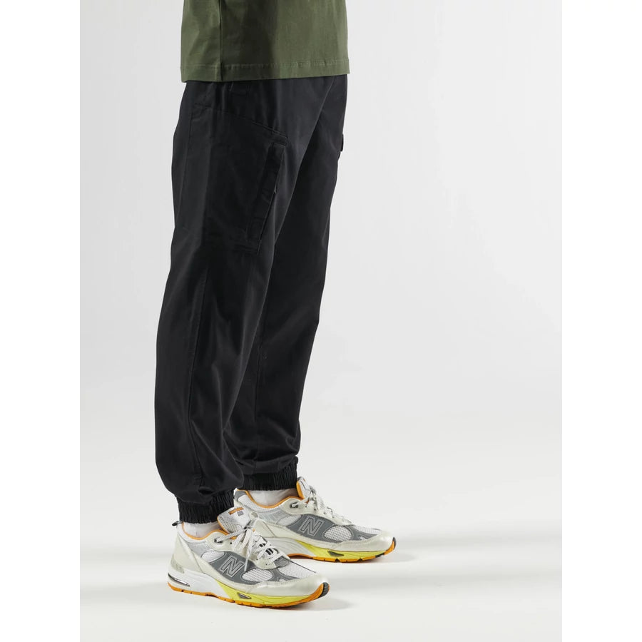 Elasticated Pant - jet black