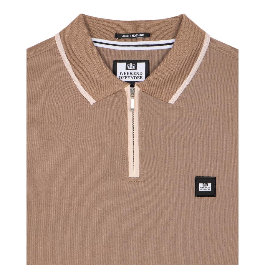 Shore Polo Shirt - mocha brown