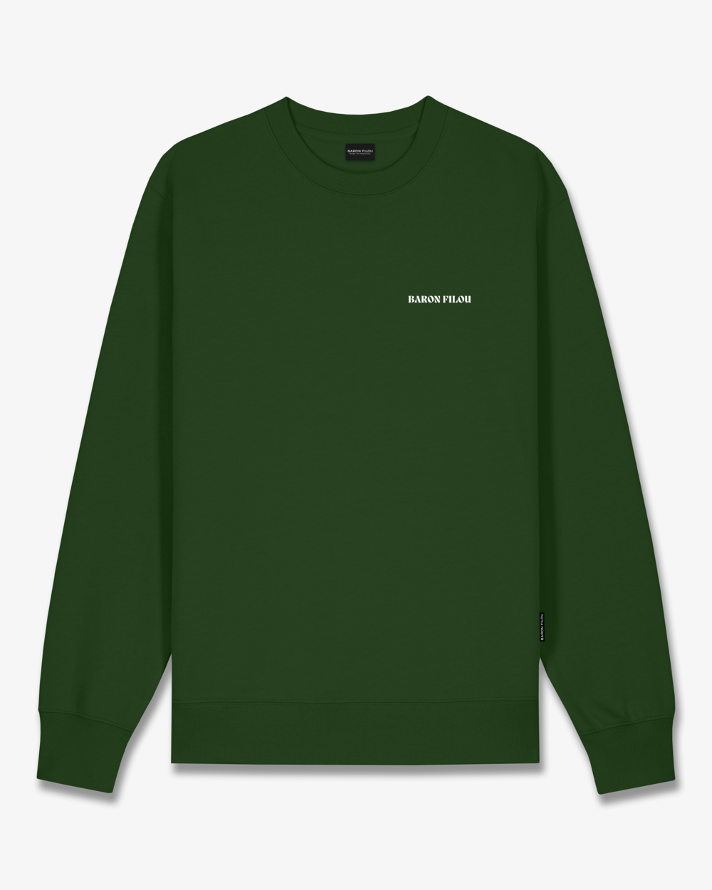 FW25 Pullover Oval Backprint Filou CXLVI. - Forest green