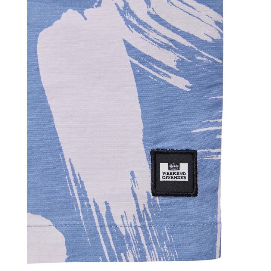 Toshima Camo Shirt - cornflower blue