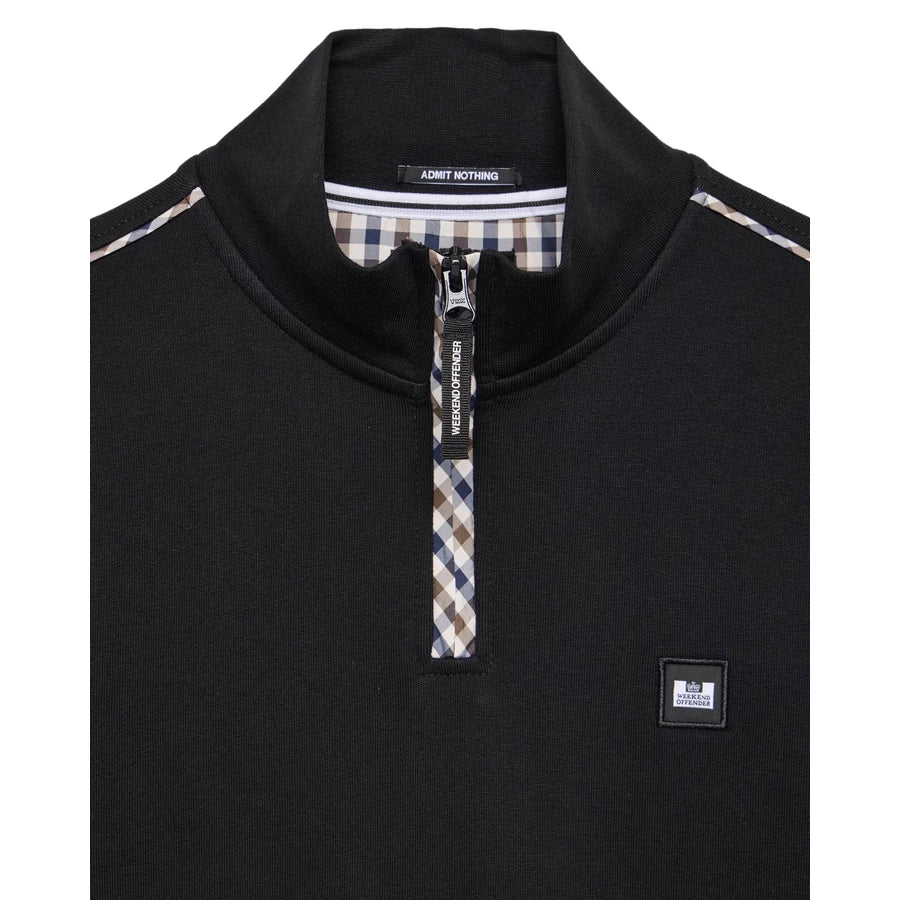 Matisa Quarter Neck Sweatshirt - black