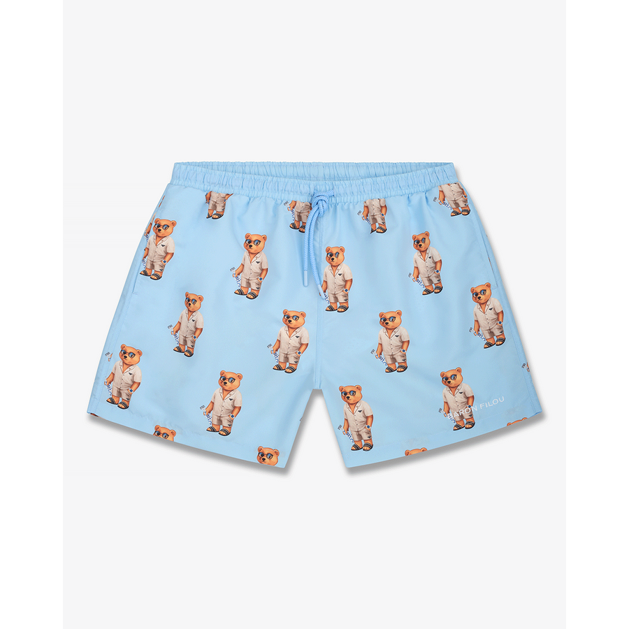 SS25 Swim Shorts Filou CXIII. allover - Sky blue