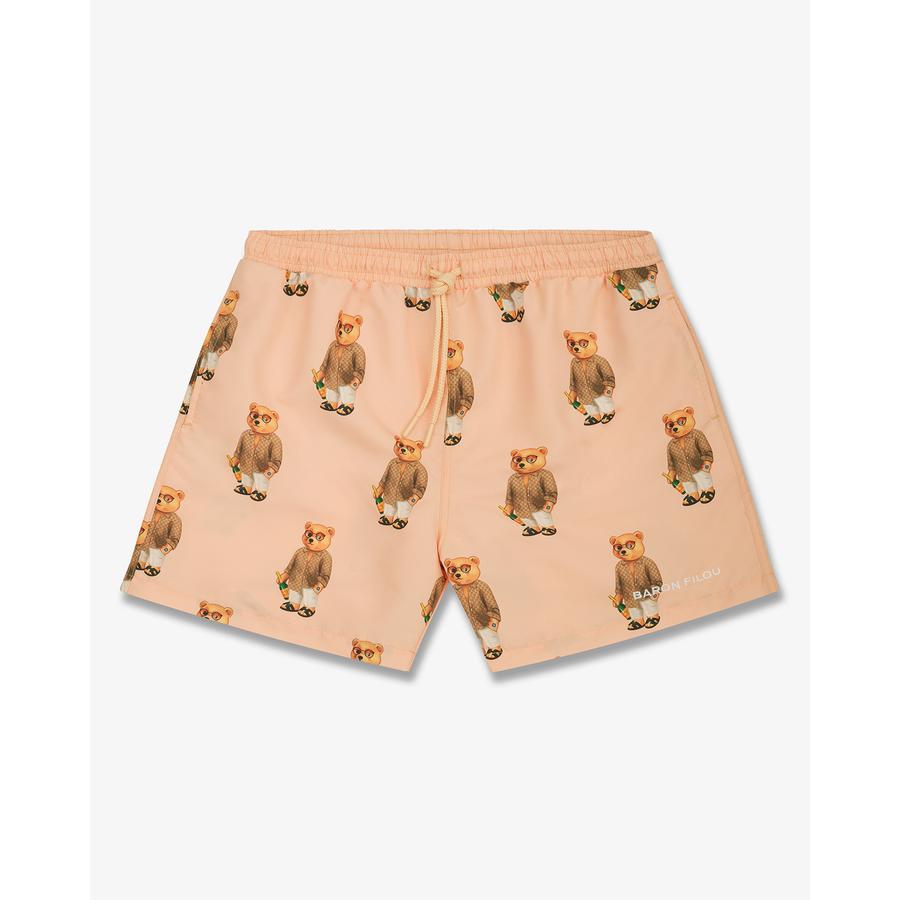 SS25 Swim Shorts Filou CXVIII. allover - Sunrise orange