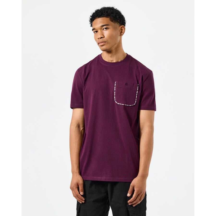 Sutton Pocket T-Shirt - acai berry