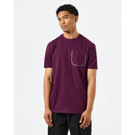 Sutton Pocket T-Shirt - acai berry