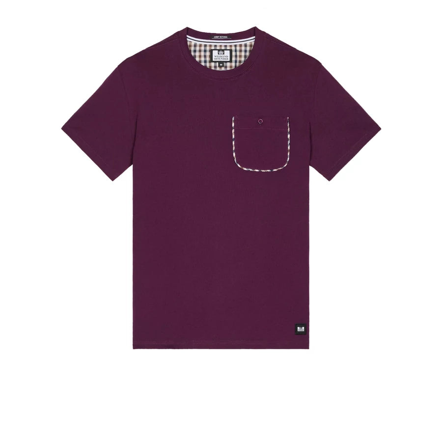 Sutton Pocket T-Shirt - acai berry