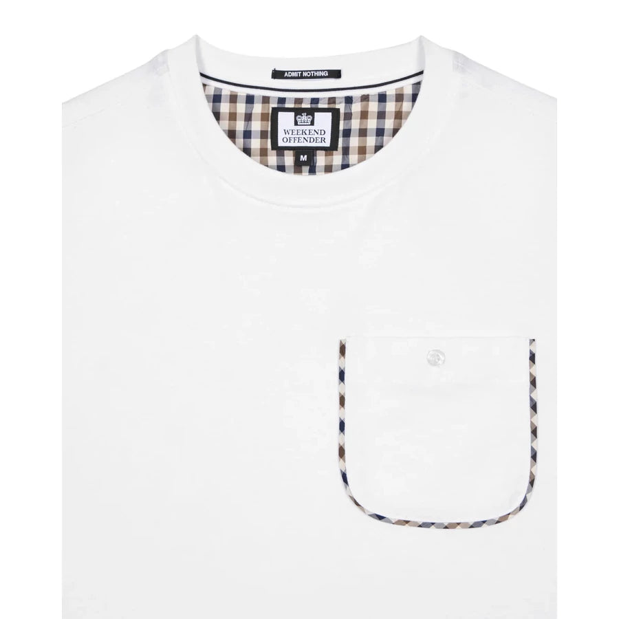 Sutton Pocket T-Shirt - white