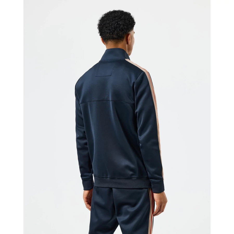 Sainz Tricot Tape Track Top - navy