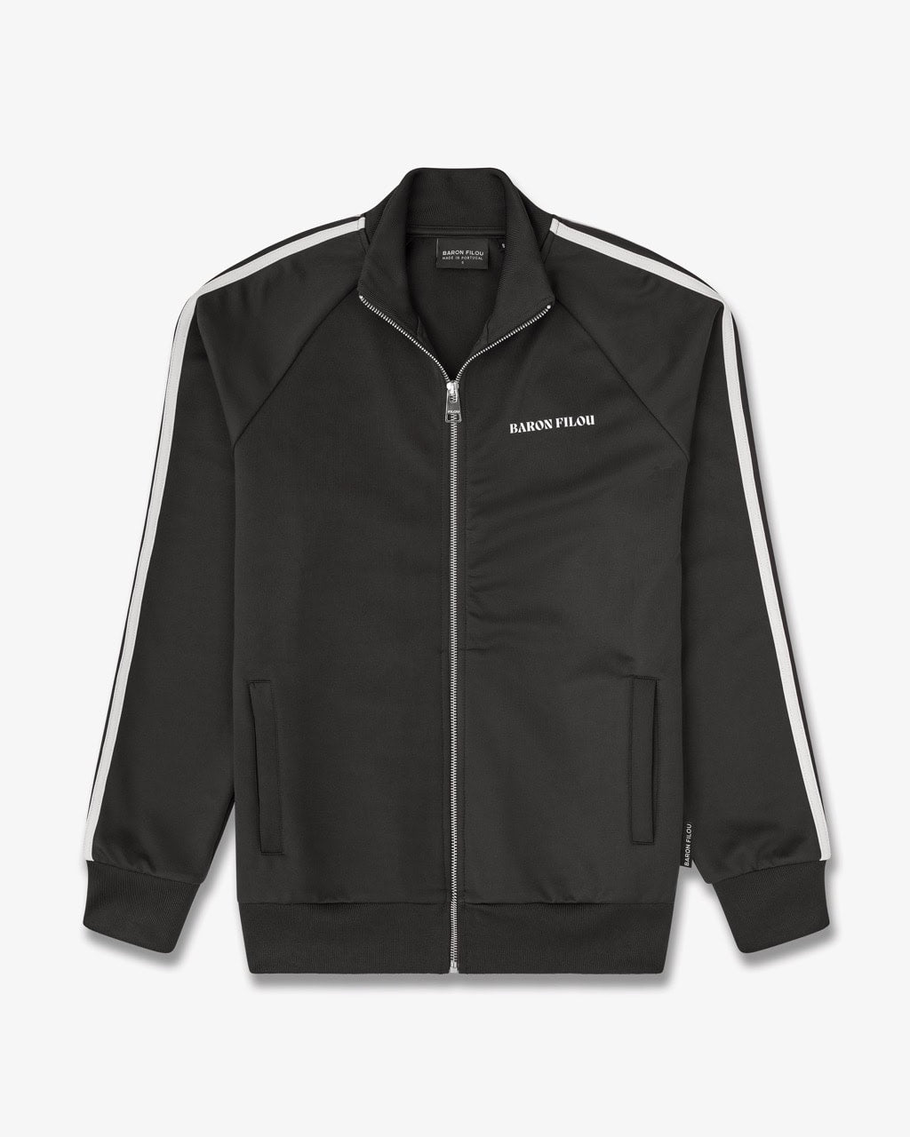 FW25 Tracksuit Jacket Oval Backprint Filou CXLVIII. - Black