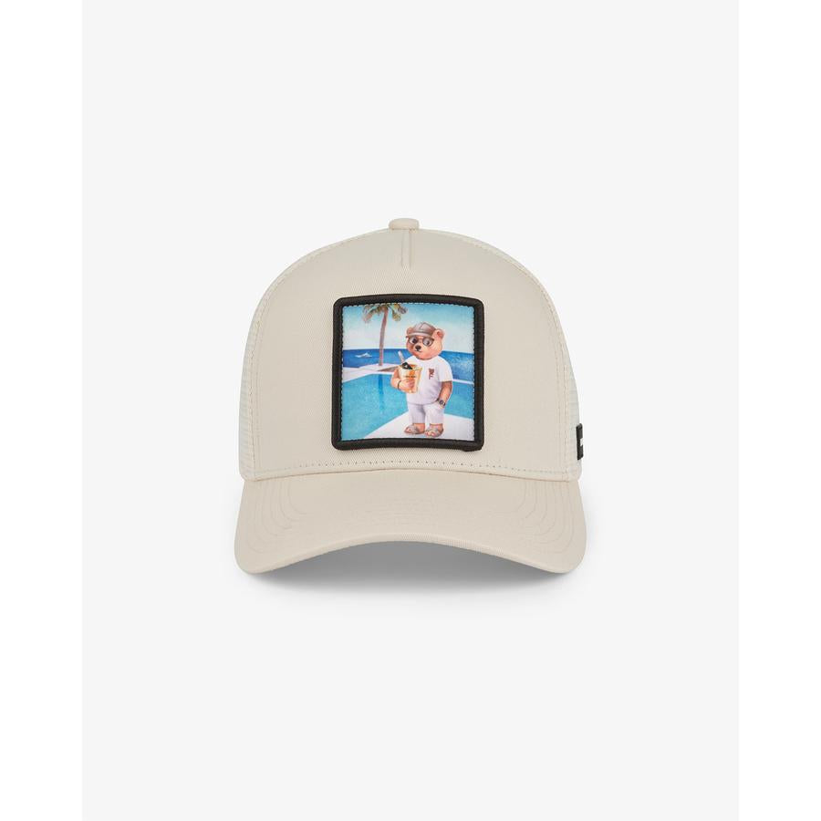 SS25 Trucker Cap Poster Filou CXXIII. - Pearl white