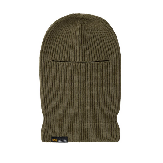 Label Balaclava - dark olive