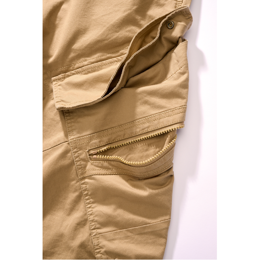 Adven Slim Fit Trousers - camel