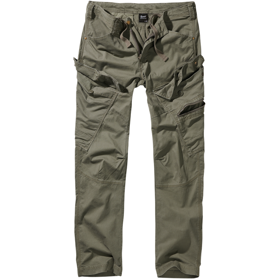 Adven Slim Fit Trousers - olive