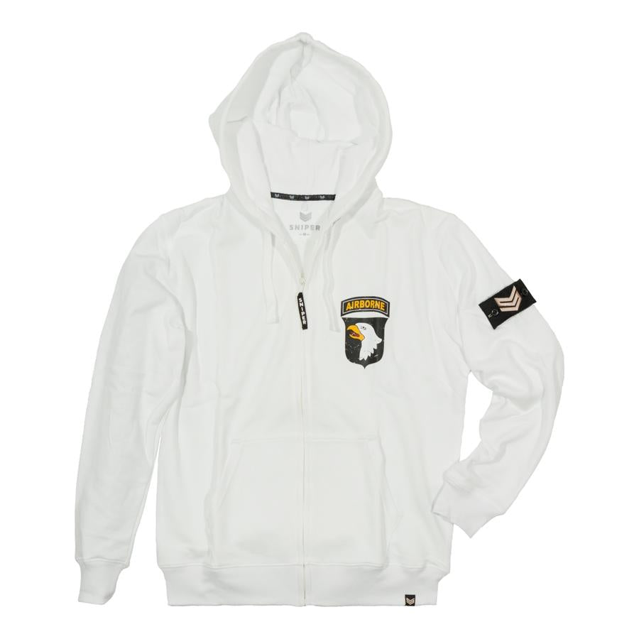 Airborne Zip Hoody - white