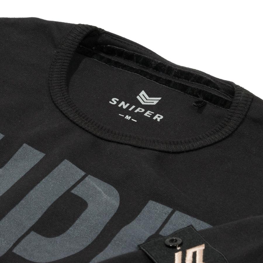 All Over Crew Neck - black