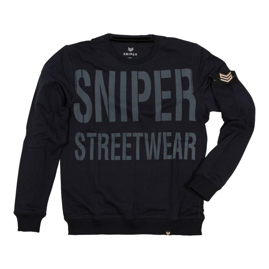 All Over Crew Neck - dark blue