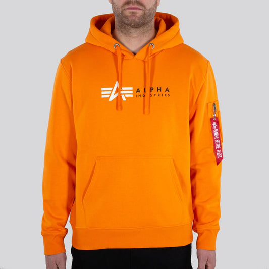 Label Hoody - alpha orange