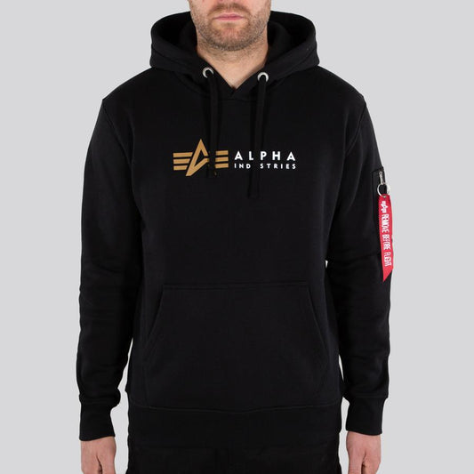 Alpha Label Hoody - black
