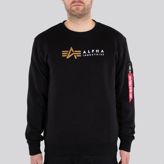 Alpha Label Sweater - black
