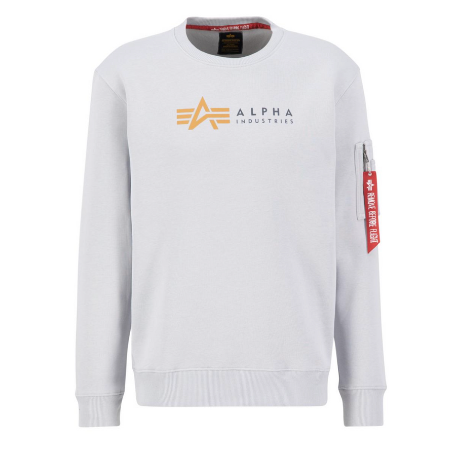 Alpha Label Sweater - pastel grey