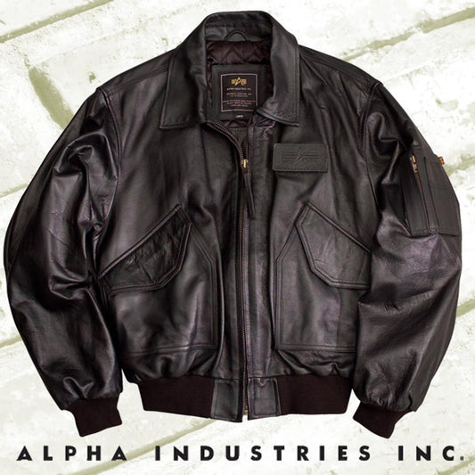 CWU Leather Jacket - black