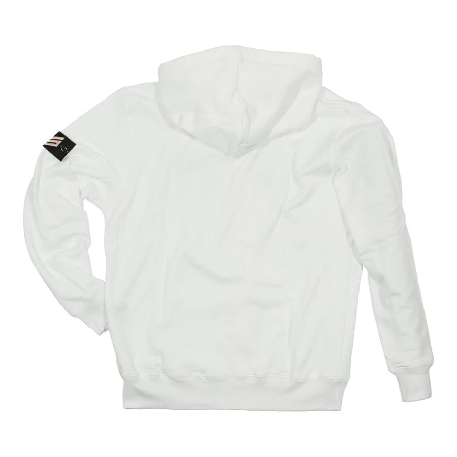 Army Zip Hoody - white
