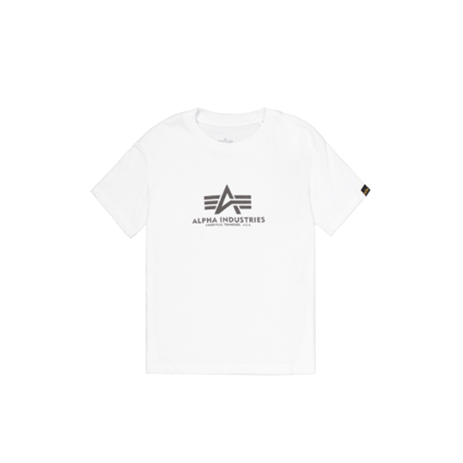 Basic Big Logo Puff Print T-Shirt Women - white
