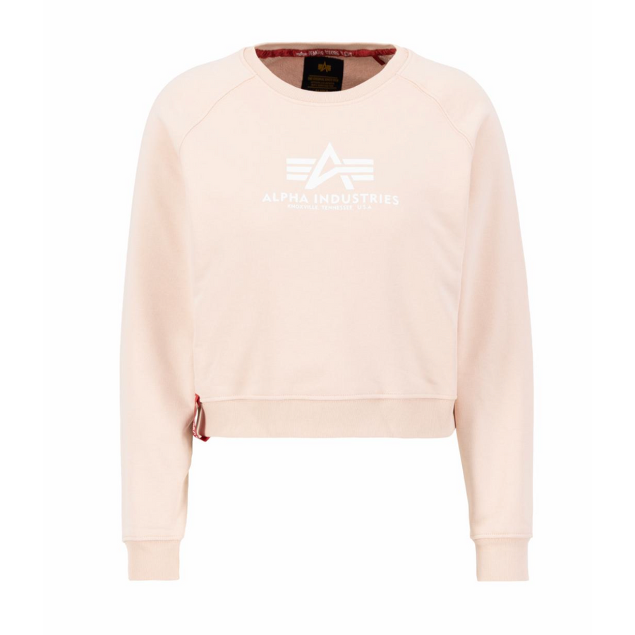 Basic Boxy Sweater Woman - pale peach