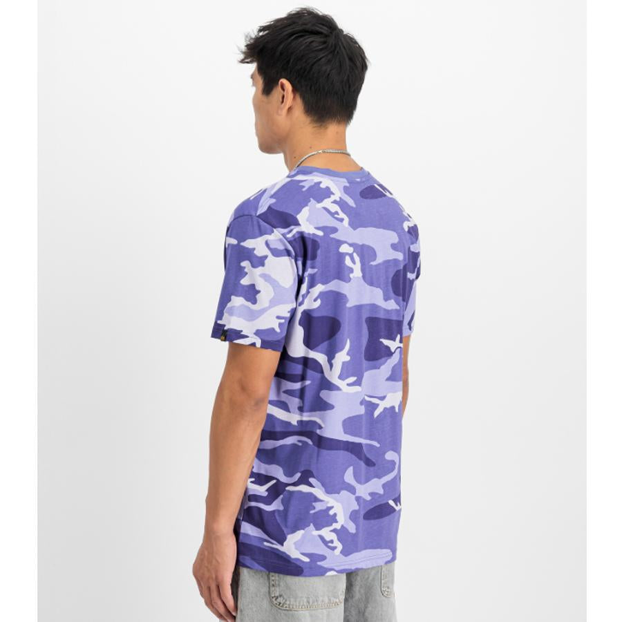 Basic T Camo PP - night purple camo