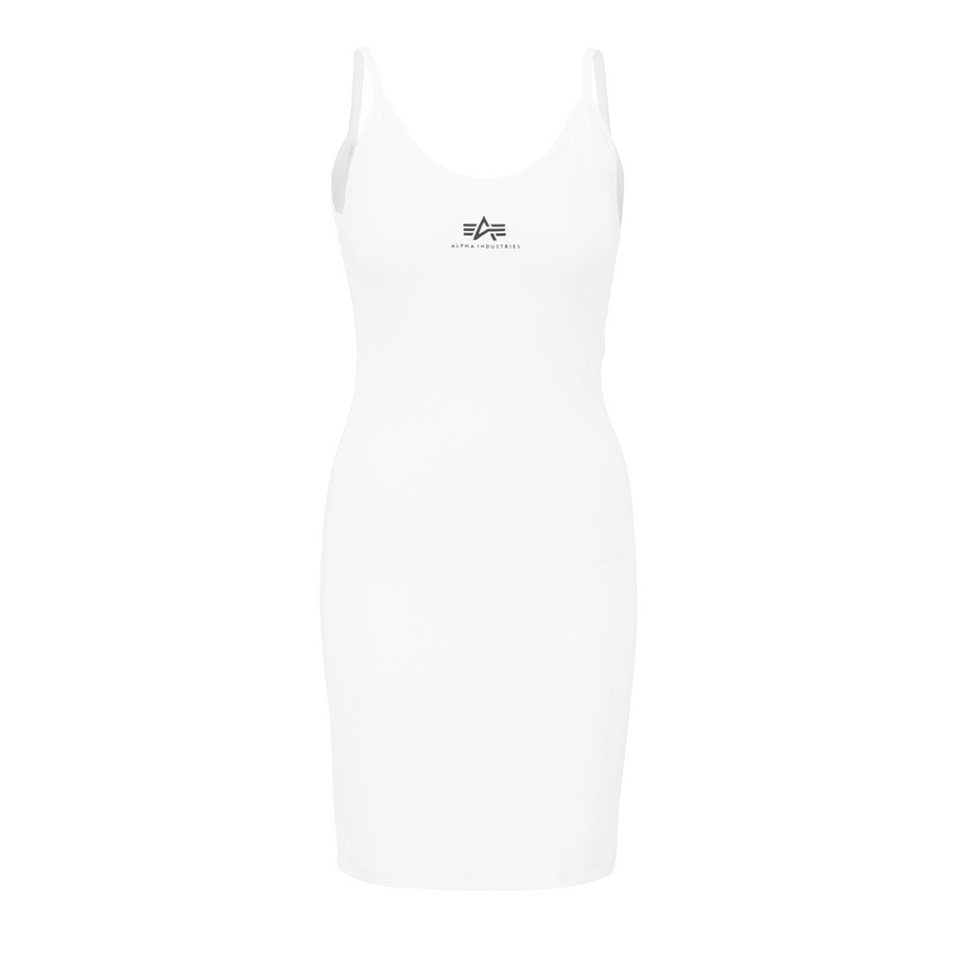 Basic Dress Small Logo Woman - white