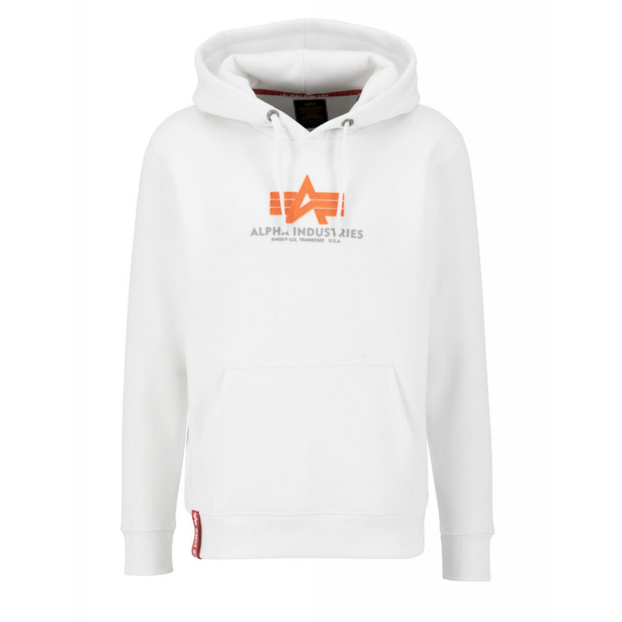 Basic Hoody Rubber - white