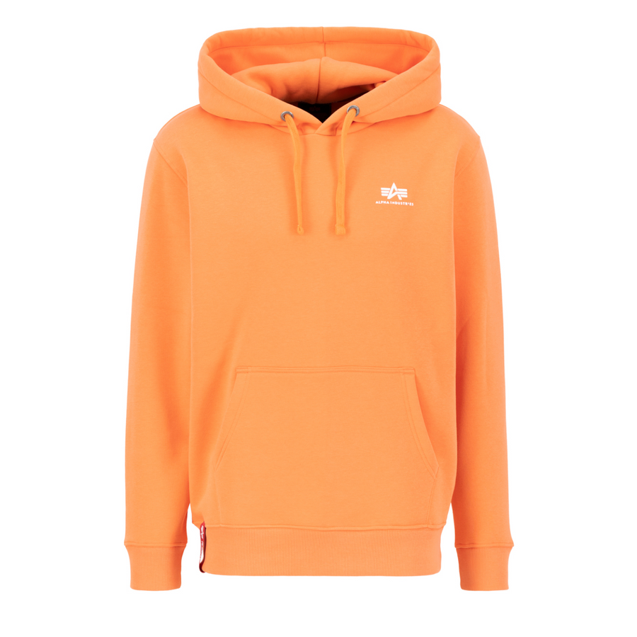 Basic Hoody Small Logo - tangerine