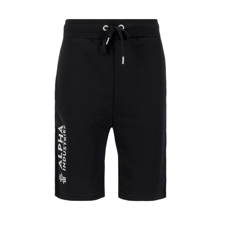 Basic Short AI Foil Print - black/metalsilver