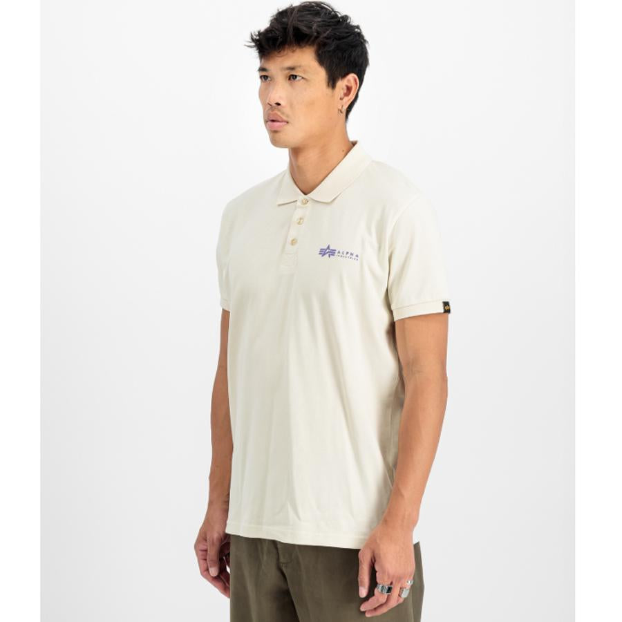 Basic Polo SL - vintage white