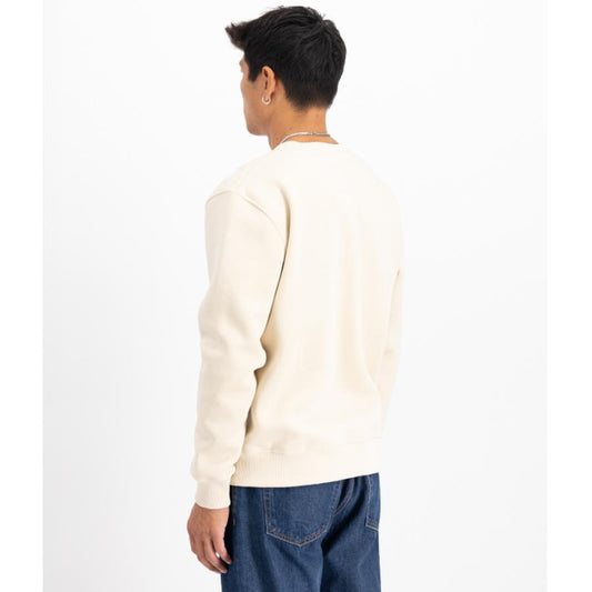 Basic Sweater Small Logo - vintage white