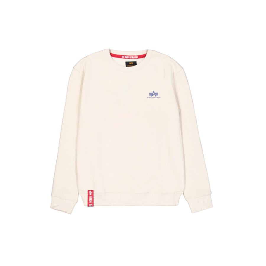 Basic Sweater Small Logo - vintage white