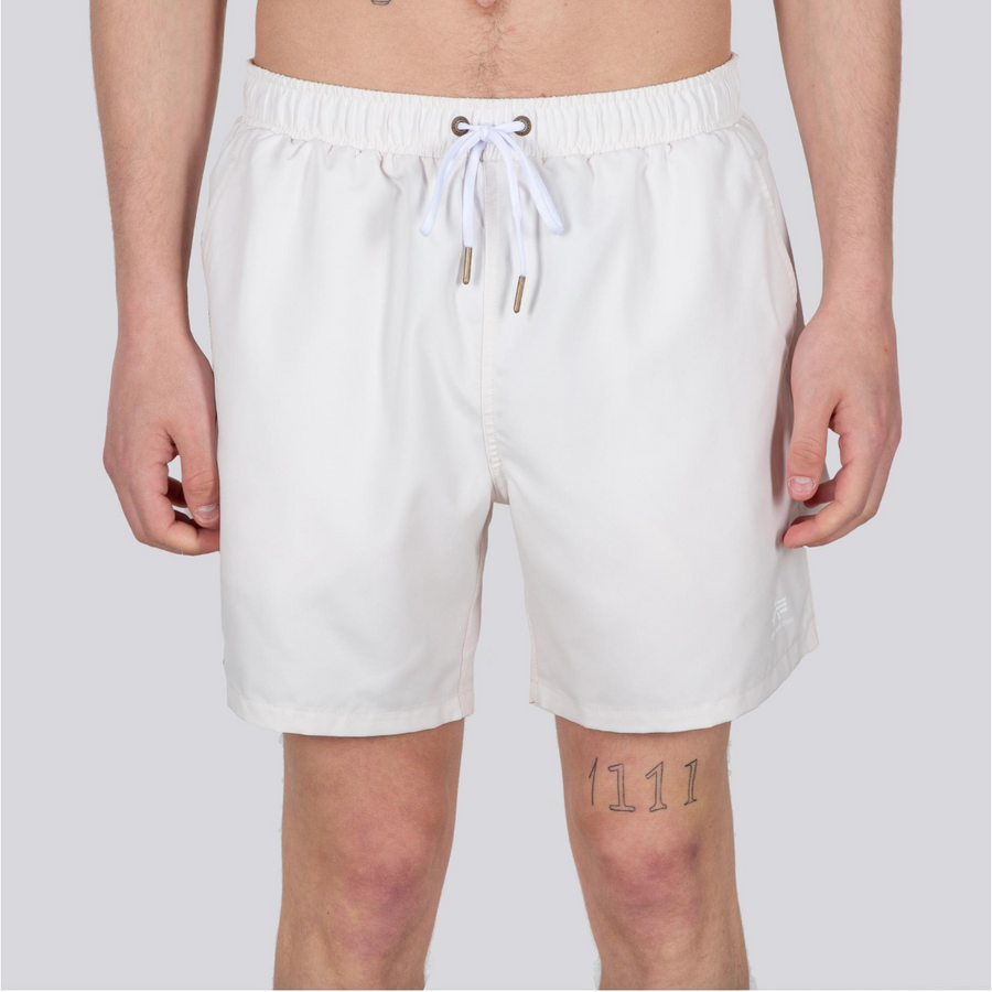 Basic Swim Short - jet stream white