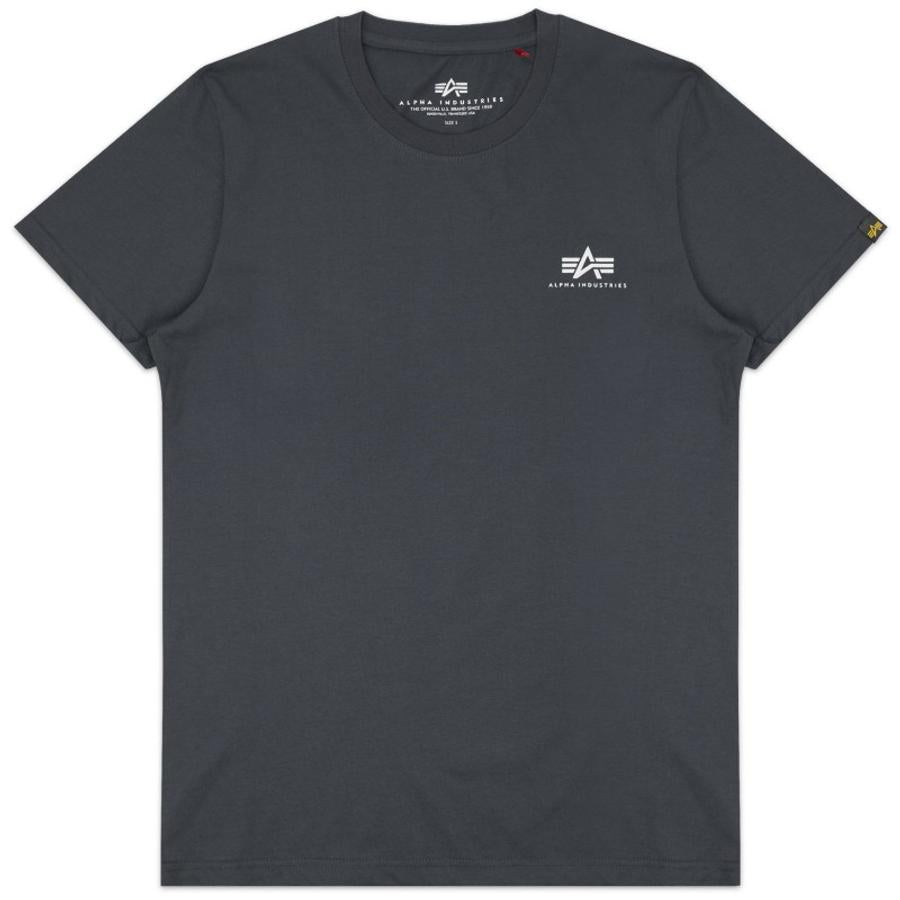 Basic T Small Logo - greyblack